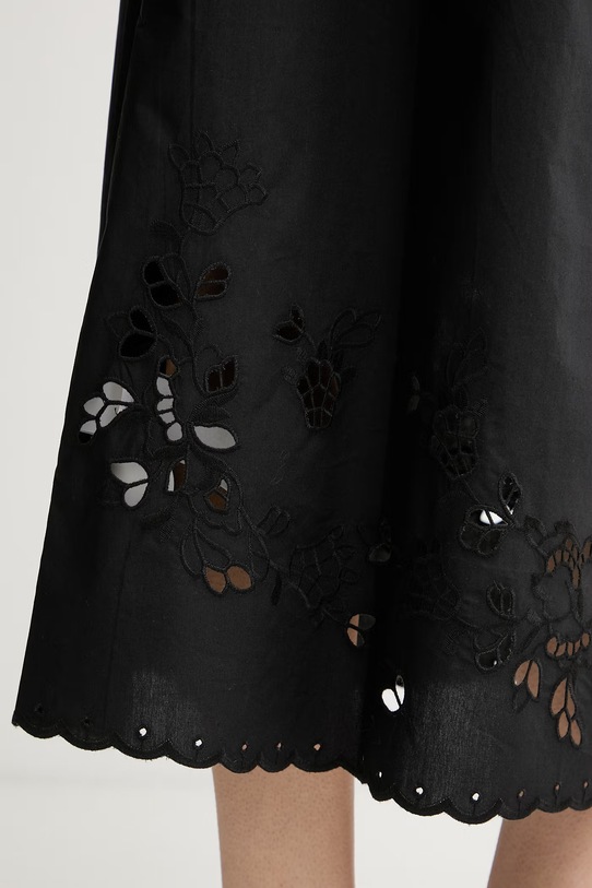 Weekend Max Mara rochie de vară din bumbac TARTUFO 2615621092600 negru