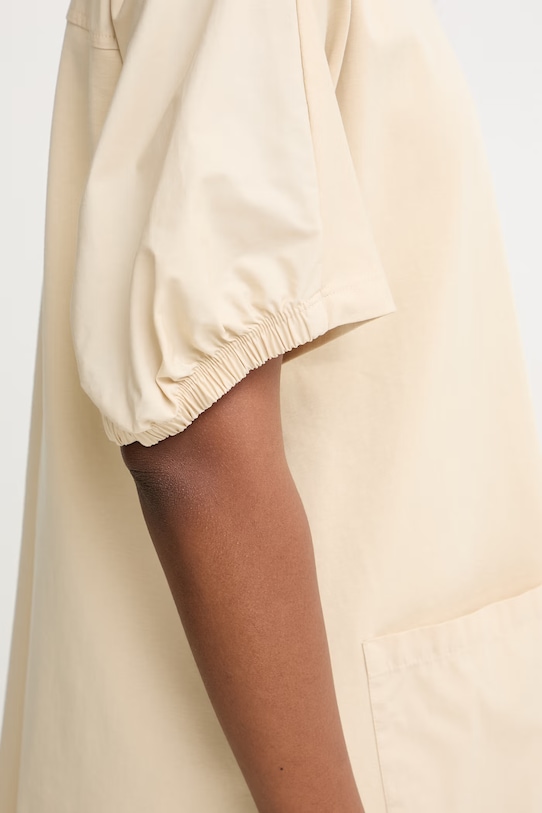 MM by Max Mara sukienka z bawełną ONORE 2616621018600 beżowy