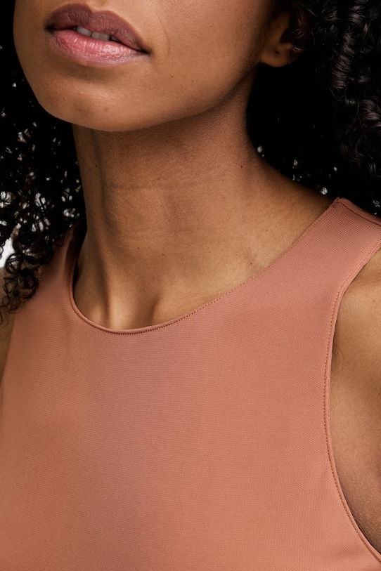 MM by Max Mara sukienka z wiskozy BOSSO 2616621038600 brązowy