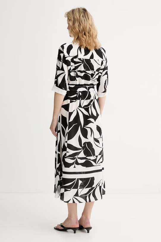 Odzież Max Mara Beachwear sukienka letnia jedwabna ANGIO 2616221089600 biały