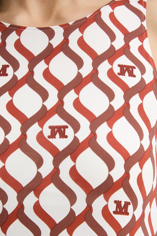 Max Mara Beachwear φόρεμα με βισκόζη 2616621069600 λευκό