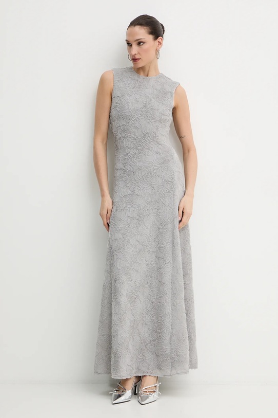 Rotate sukienka 1152281210 szary SS26