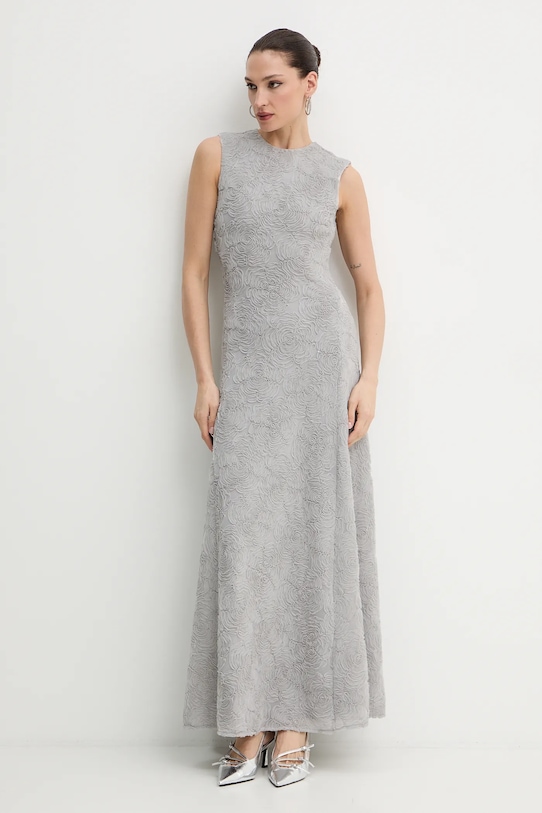Rotate sukienka 1152281210 szary SS26