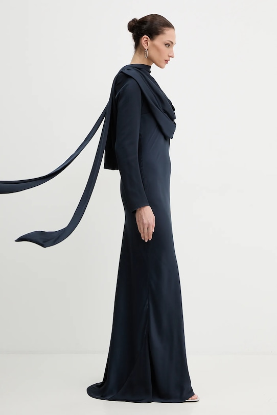 Rotate sukienka 1154392318 granatowy SS26