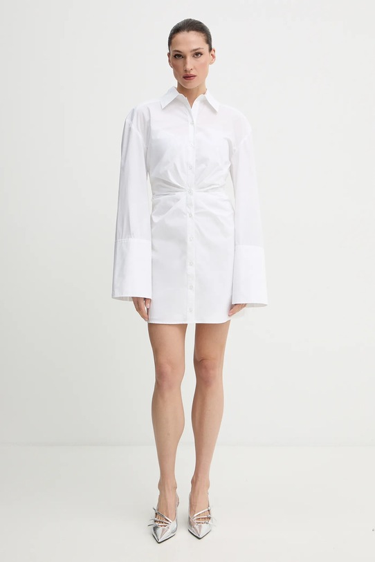 Rotate sukienka bawełniana 115162400 biały SS26