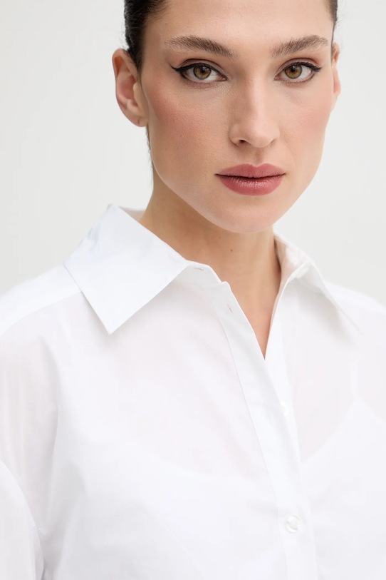 Rotate sukienka bawełniana biały 115162400