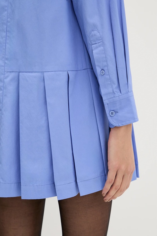 Tommy Jeans sukienka bawełniana DW0DW21947 niebieski