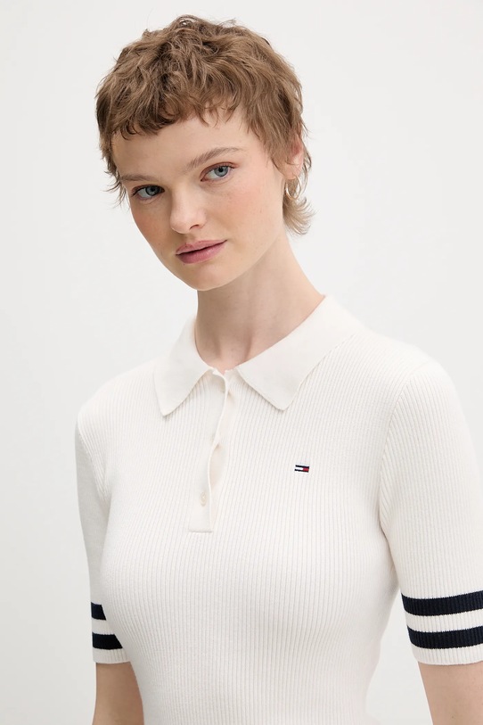 Tommy Jeans sukienka beżowy DW0DW22106