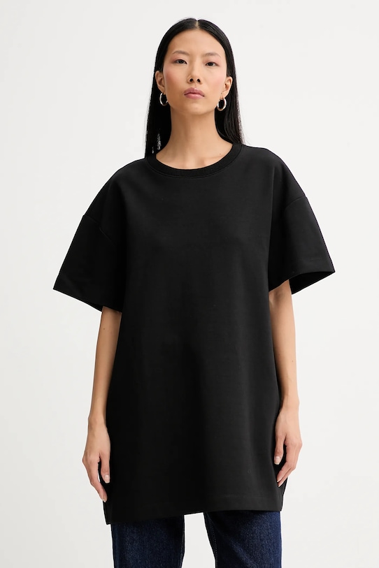 MUNTHE vestito in cotone ROSIE 254132025426 nero