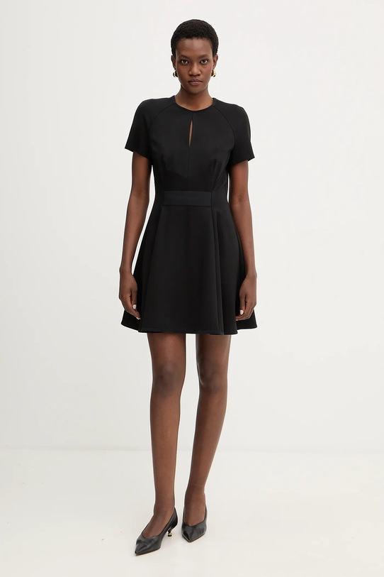 BOSS sukienka Datarni 50554007 czarny SS26