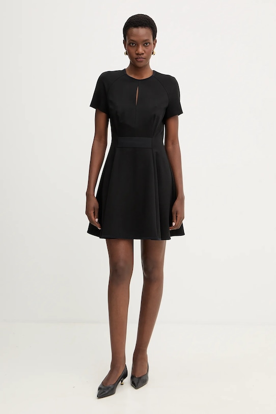 BOSS sukienka Datarni 50554007 czarny SS26