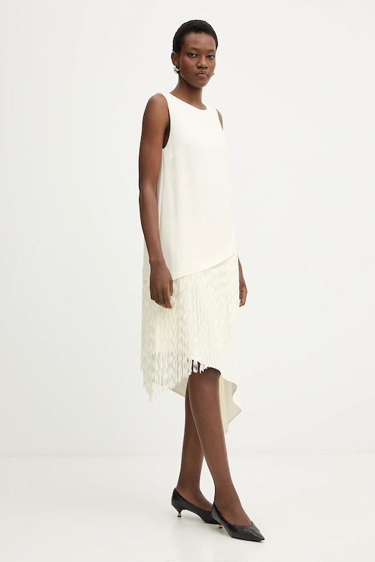 BOSS sukienka Dadiva 50555052 beżowy SS26