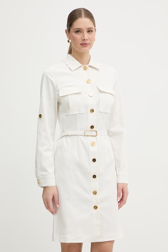 Marciano by Guess sukienka z lyocellem DONA beżowy G6GK03.W1748