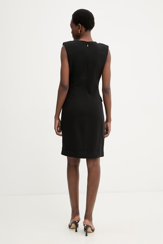 Oblačila Marciano by Guess obleka z viskozo GRETHA G6GK26.W1866 črna