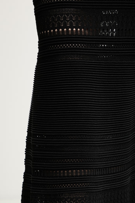 Marciano by Guess šaty s viskózou CAROL G6GK40.Z0635 čierna