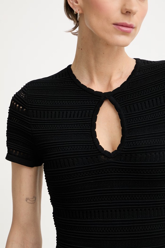 Marciano by Guess svetrové šaty vzorované CAROL G6GK41.Z0636 čierna