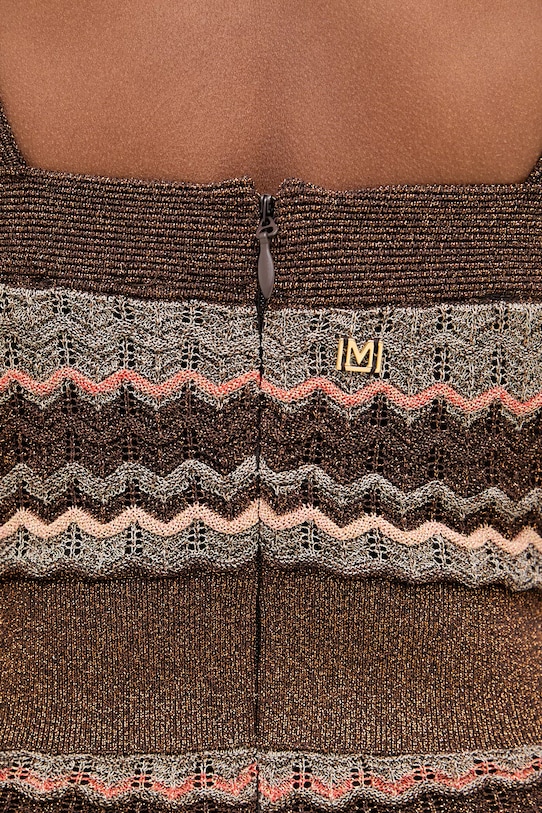 Marciano by Guess sukienka SUKI G6GK42.Z0640 brązowy