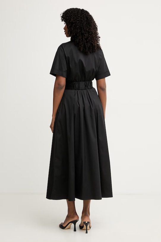 Oblečenie Marciano by Guess šaty s rozšíreným strihom s bavlnou ULLA G6GK44.W1923 čierna