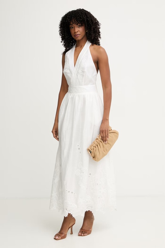 Marciano by Guess rochie evazată GRACIE G6GK49.W1947 bej SS26