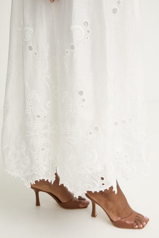 Marciano by Guess rochie evazată GRACIE G6GK49.W1947 bej