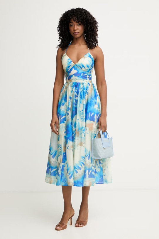 Marciano by Guess vestito svasato con lyocell KAT G6GK53.W1985 blu SS26