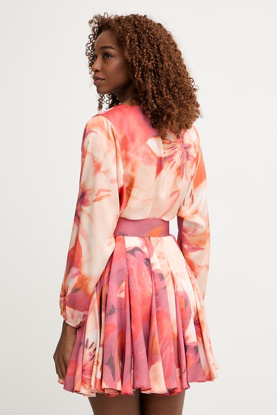 Oblečenie Marciano by Guess šaty s rozšíreným strihom ESTELA G6GK58.W2214 oranžová