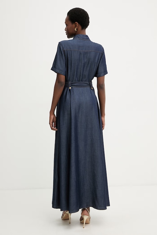 Odzież Marciano by Guess sukienka rozkloszowana z lyocellem KAT G6GK60.D1056 granatowy