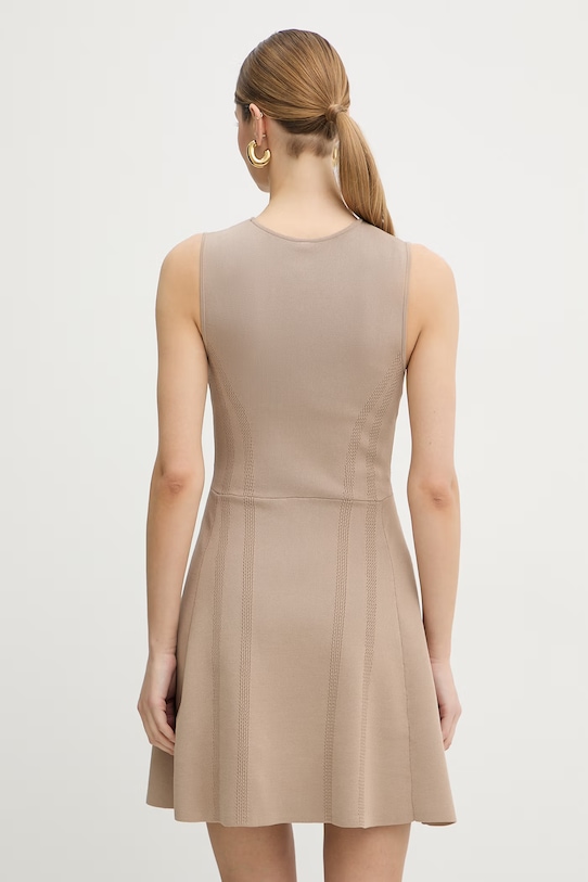 Ρούχα Marciano by Guess φόρεμα flared με βισκόζη KASHU G6GK65.Z0762 μπεζ