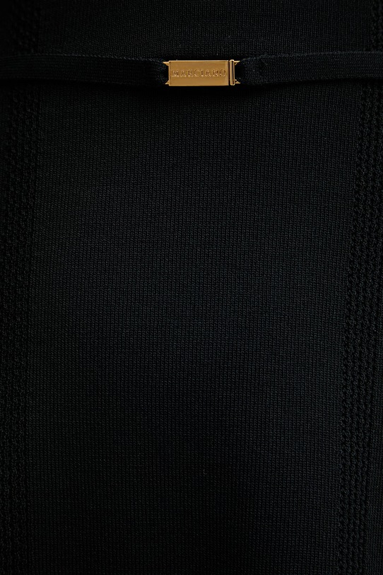 Marciano by Guess šaty s rozšíreným strihom s viskózou KASHU G6GK65.Z0762 čierna