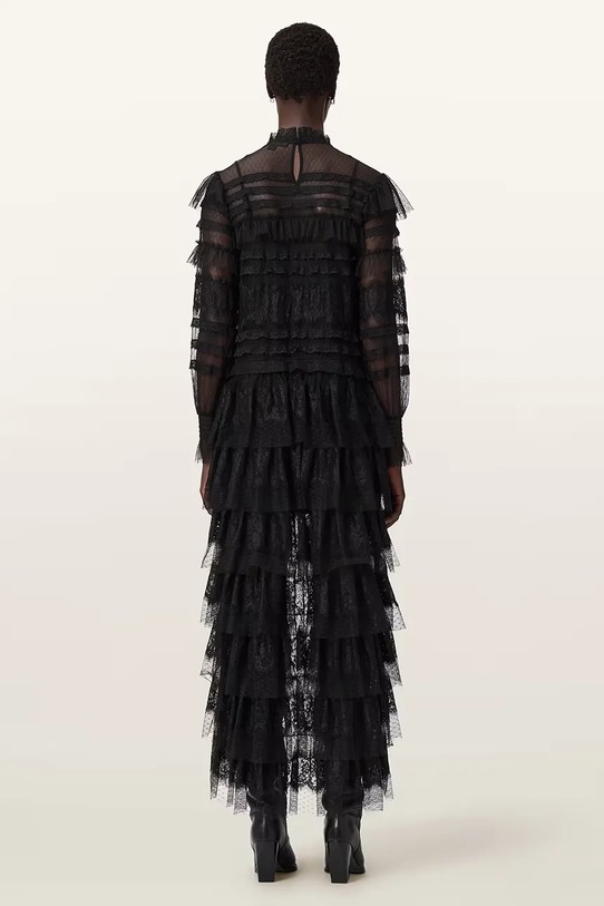 AllSaints sukienka W182DD czarny SS26