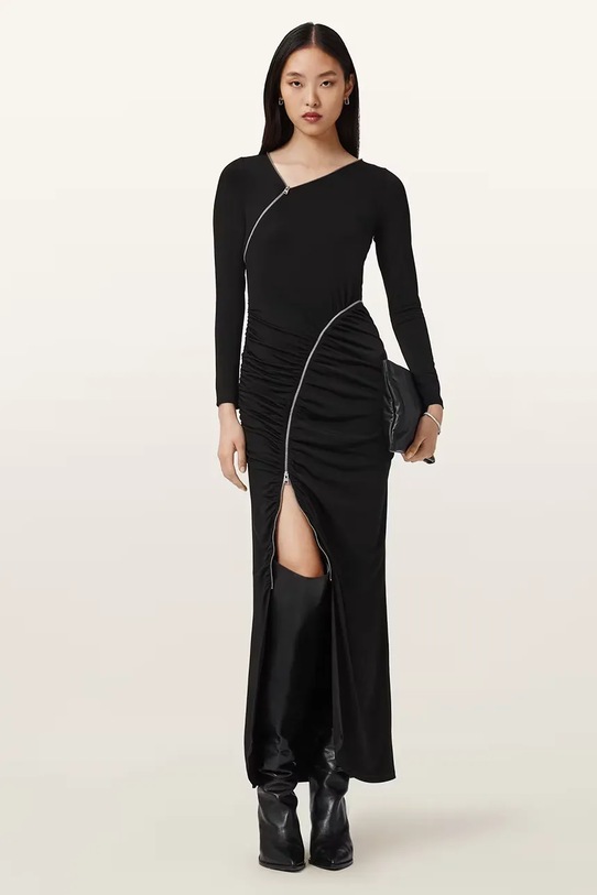 AllSaints sukienka W210DD czarny