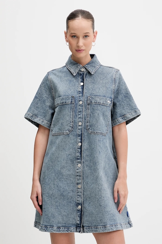 Джинсовое платье Hugo Blue Gandira_B casual голубой 50556529