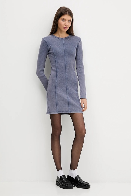 Hugo Blue sukienka Nopal_B 50552814 fioletowy SS26