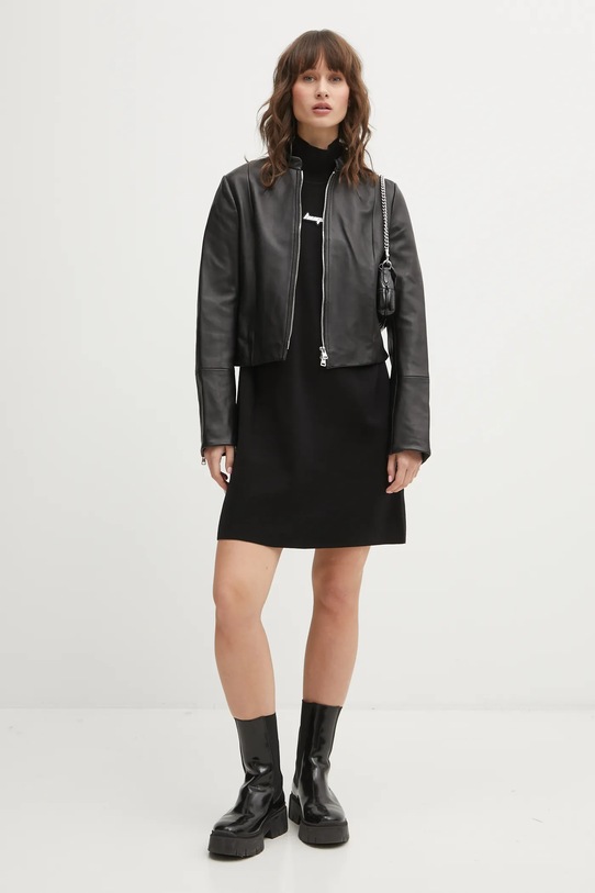 Hugo Blue sukienka Simo_B 50554219 czarny SS26