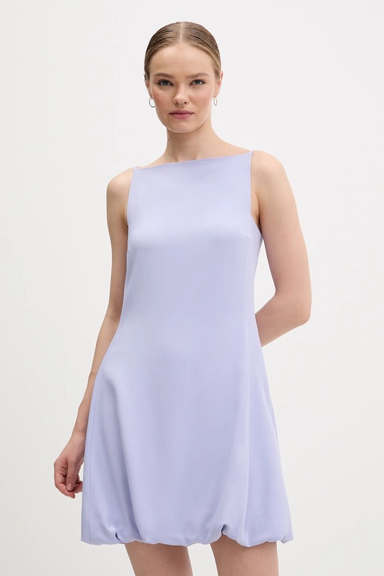 HUGO sukienka Kelunti z elastanem fioletowy 50553024