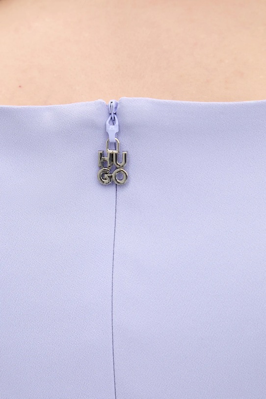 HUGO sukienka Kelunti 50553024 fioletowy