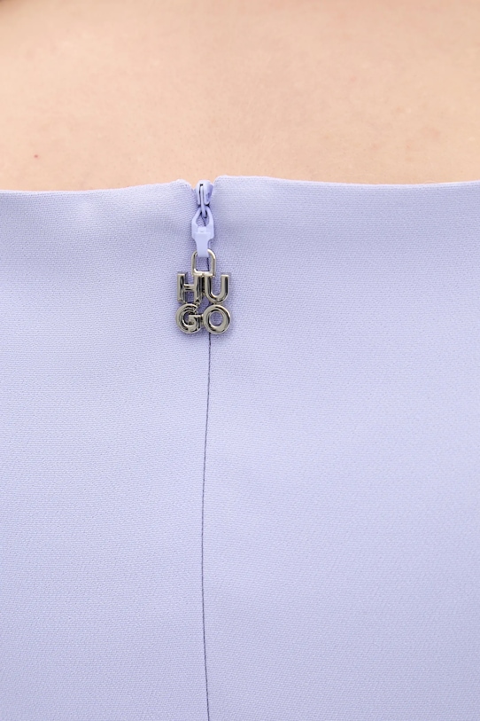 HUGO sukienka Kelunti 50553024 fioletowy