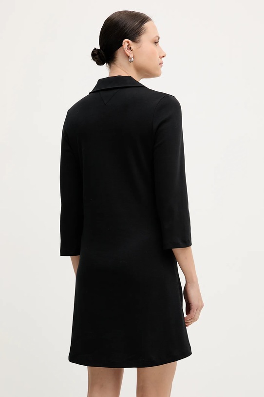 Odzież Tommy Hilfiger sukienka bawełniana WW0WW47868 czarny