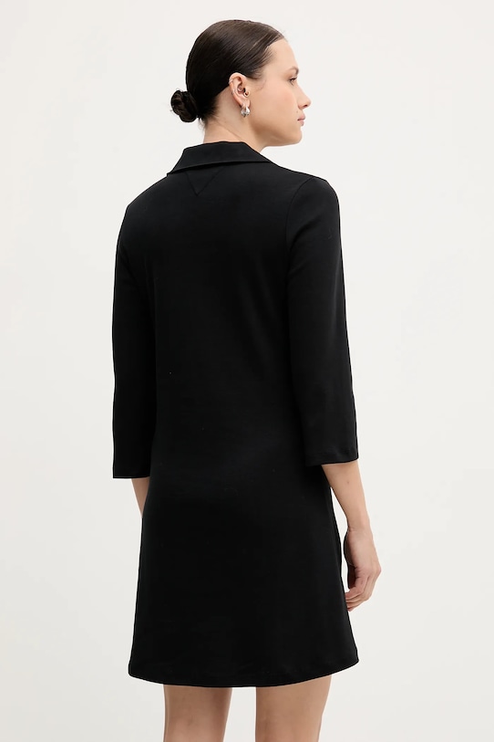 Odzież Tommy Hilfiger sukienka bawełniana WW0WW47868 czarny