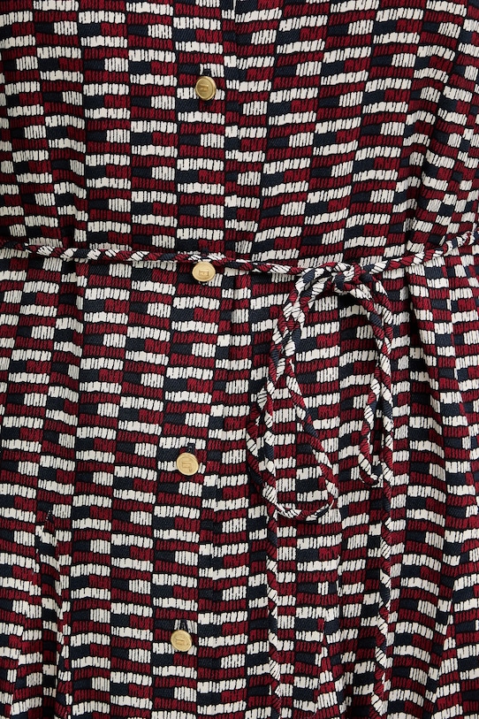 Φόρεμα Tommy Hilfiger WW0WW48629 μπορντό