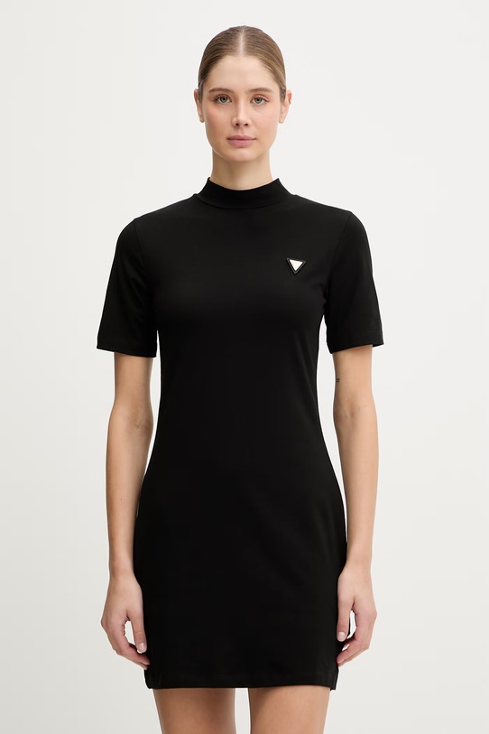 Guess sukienka SONIA z elastanem czarny V6RK04.J1314