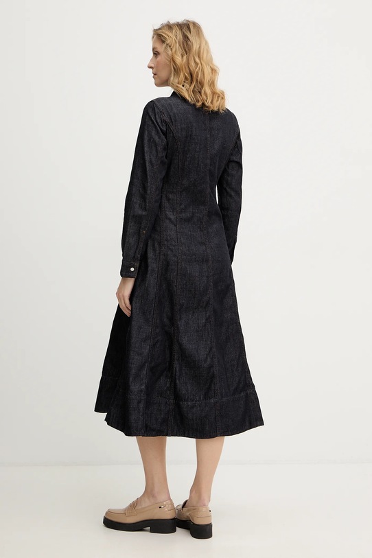 Odzież Tommy Hilfiger sukienka jeansowa WW0WW48520 granatowy