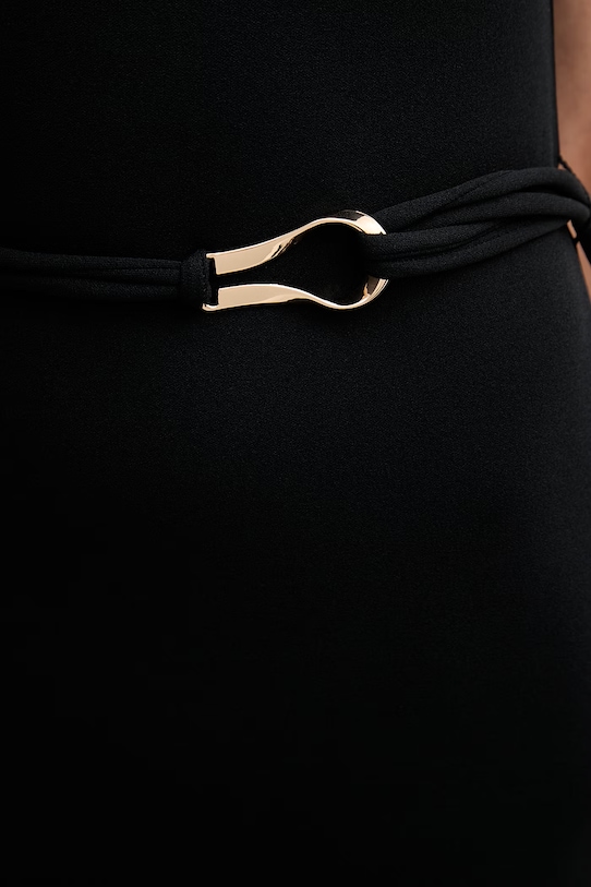 Obleka Guess CLEA W6RK0I.KC9O0 črna