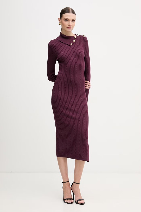 Guess sukienka PRISCILLA W6RK01.Z2YJ2 fioletowy SS26