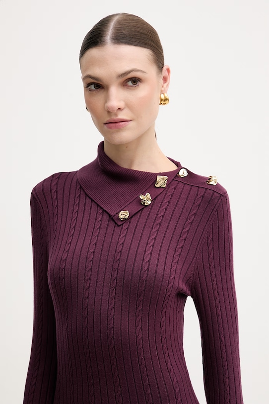 Guess sukienka PRISCILLA fioletowy W6RK01.Z2YJ2