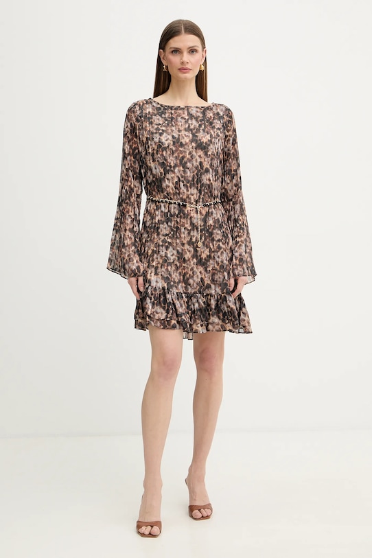 Šaty Guess ILENIA W6RK37.WJ712 hnedá SS26