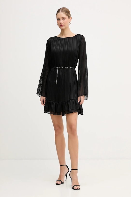 Φόρεμα Guess ILENIA W6RK37.WJ712 μαύρο SS26