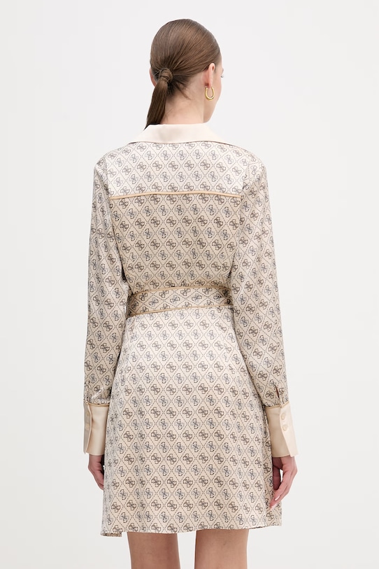 Odzież Guess sukienka BLERTA W6RK90.WF1T2 beżowy