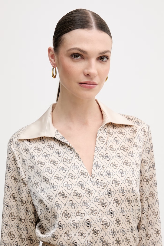 Guess sukienka BLERTA beżowy W6RK90.WF1T2