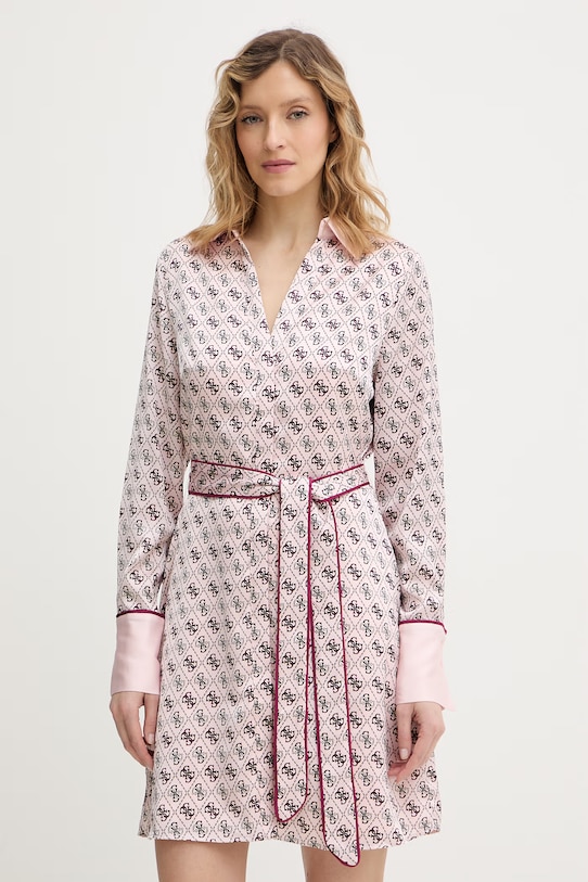 Guess ruha BLERTA gombolós rózsaszín W6RK90.WF1T2